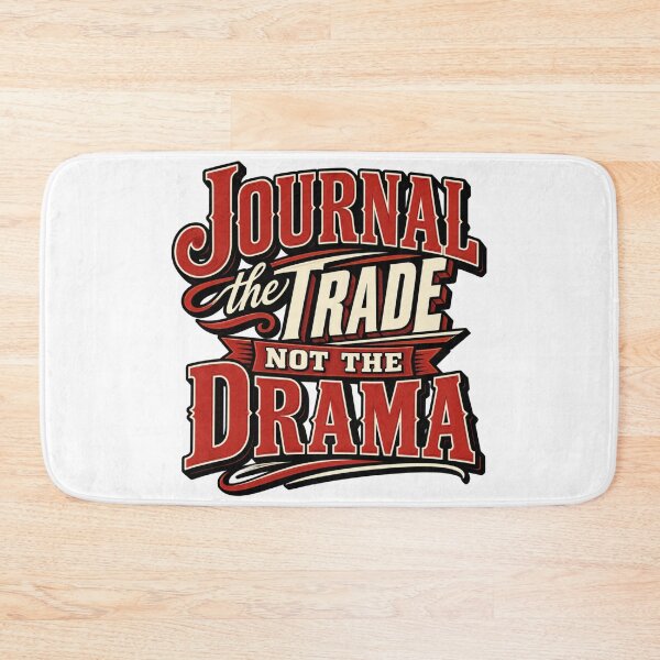Item preview, Journal the Trade Not the Drama Trading Humor designed and sold by VolatilityEdge.