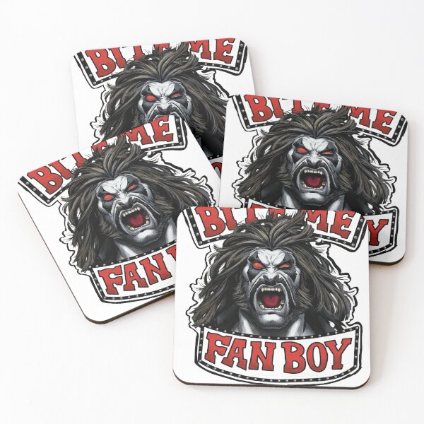 Item preview, Face of Lobo Bite Me Fanboy  DC comics  designed and sold by ESEMMA STUDIOS ARROD.