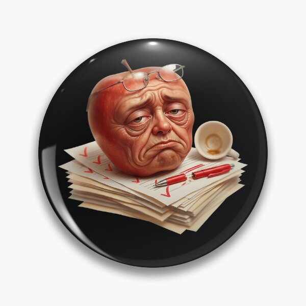 Item preview, Tired Teacher Grading Papers Educator School Life designed and sold by BrockmeyeSB.