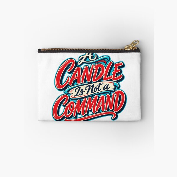 Item preview, A Candle Is Not a Command Retro Trading Quote designed and sold by VolatilityEdge.
