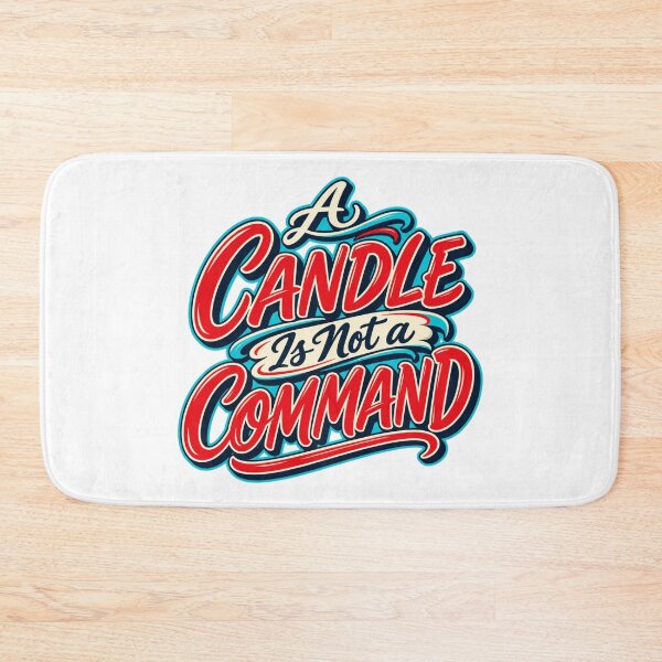 Item preview, A Candle Is Not a Command Retro Trading Quote designed and sold by VolatilityEdge.