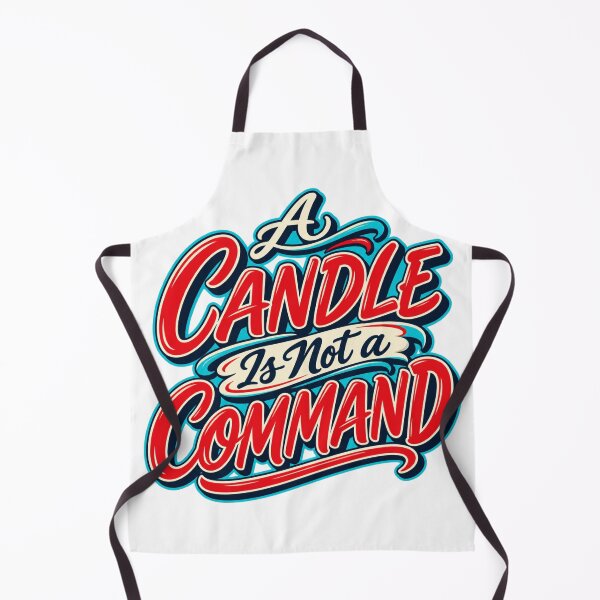 Item preview, A Candle Is Not a Command Retro Trading Quote designed and sold by VolatilityEdge.