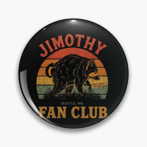 Item preview, Jimothy Fan Club Seattle WA Raccoon Official Supporter Of All Things Trash Wildlife designed and sold by SkeletonsDanger.