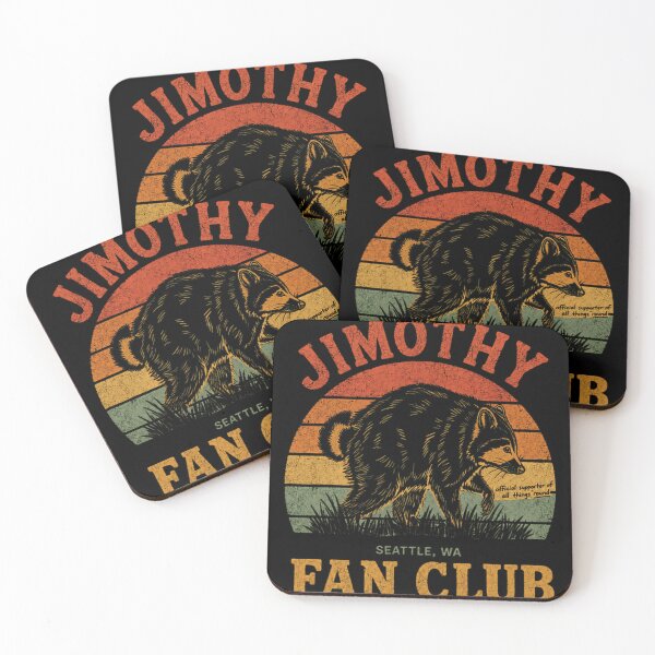 Item preview, Jimothy Fan Club Seattle WA Raccoon Official Supporter Of All Things Trash Wildlife designed and sold by SkeletonsDanger.