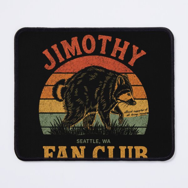Item preview, Jimothy Fan Club Seattle WA Raccoon Official Supporter Of All Things Trash Wildlife designed and sold by SkeletonsDanger.