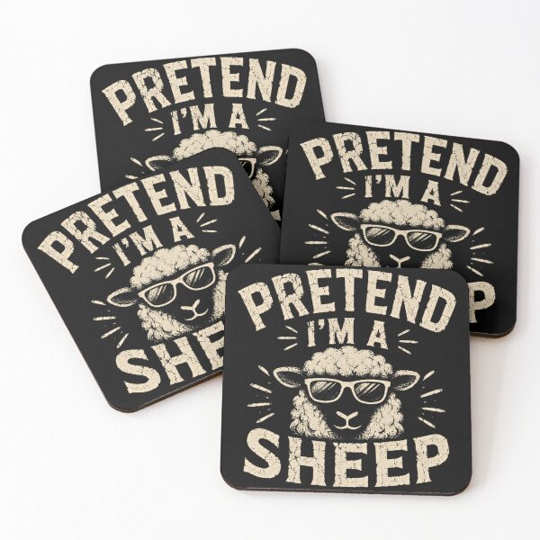 Item preview, Pretend I'm A Sheep Farm Animal Humor Costume Lover designed and sold by SkeletonsDanger.