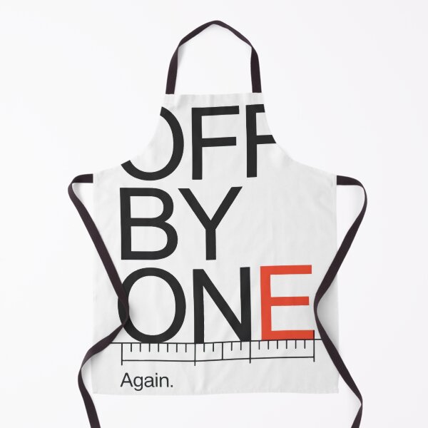 Artikelvorschau, Off By One-Fehler – Lustiges Programmierer-Typografie-Geschenk entworfen und verkauft von ys96.