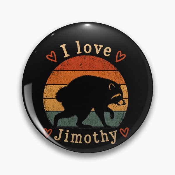 Item preview, I Love Jimothy Raccoon Lover Personalized Animal Owner Gift designed and sold by SkeletonsDanger.