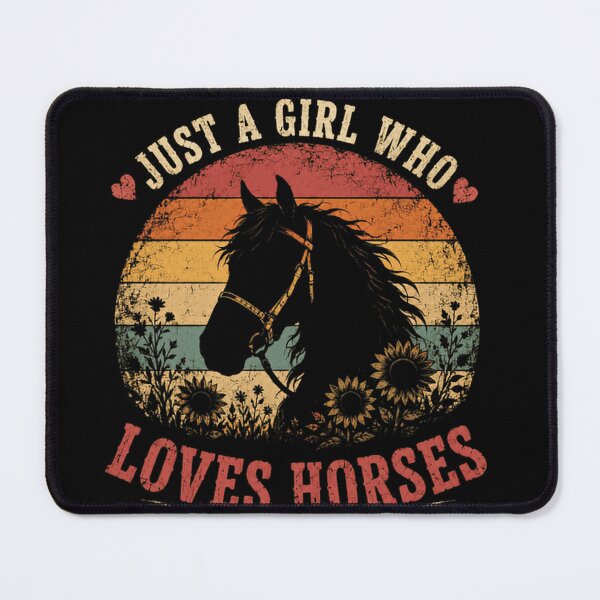 Item preview, Just A Girl Who Loves Horses Equestrian Rider Woman designed and sold by JonesFlora2025.