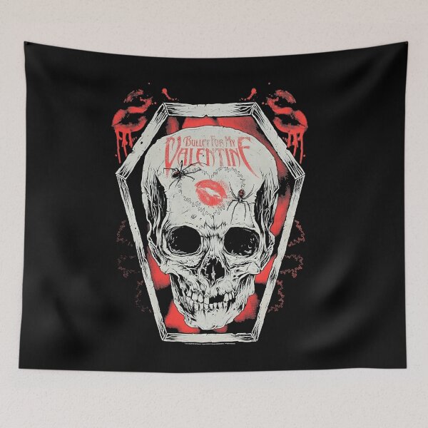 Item preview, Bullet For My Valentine Crying Skull The Poison Skull Red Eyes Y2K designed and sold by Kristian56s.