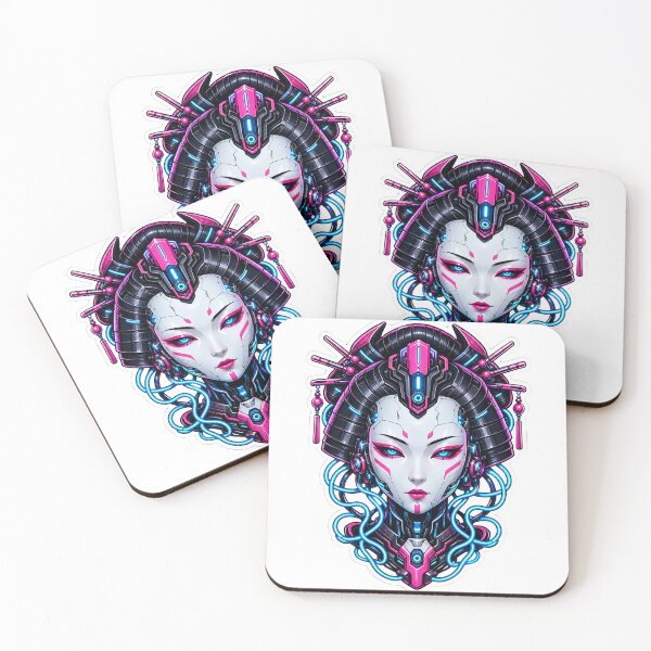 Item preview, cyberpunk robotic geisha designed and sold by Figurativa.