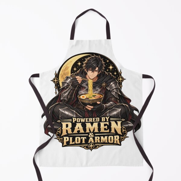 Item preview, Powered by Ramen and Plot Armor designed and sold by Dresut.