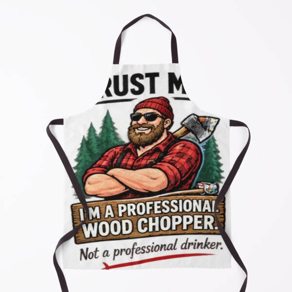 Item preview, Trust Me Im A Professional Wood Chopper Lumberjack Design designed and sold by FABIOLA1970.