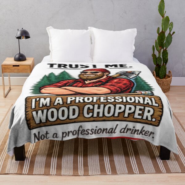 Item preview, Trust Me Im A Professional Wood Chopper Lumberjack Design designed and sold by FABIOLA1970.
