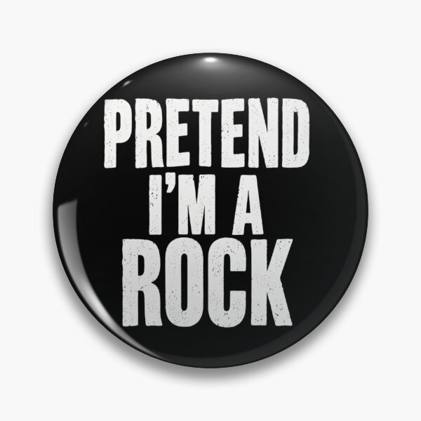 Item preview, Pretend I'm A Rock Halloween Costume Introvert Humor designed and sold by SkeletonsDanger.