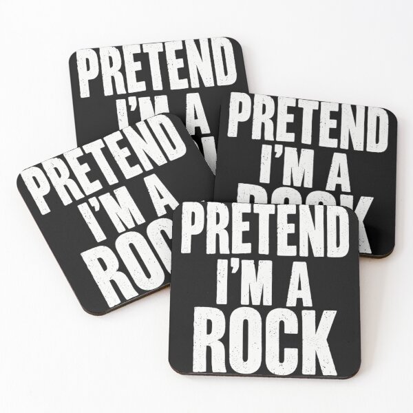 Item preview, Pretend I'm A Rock Halloween Costume Introvert Humor designed and sold by SkeletonsDanger.
