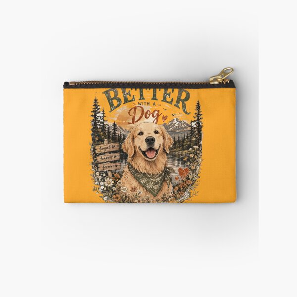 Item preview, Life Is Better With A Dog - Golden Retriever Hiking designed and sold by GenZFashion000.