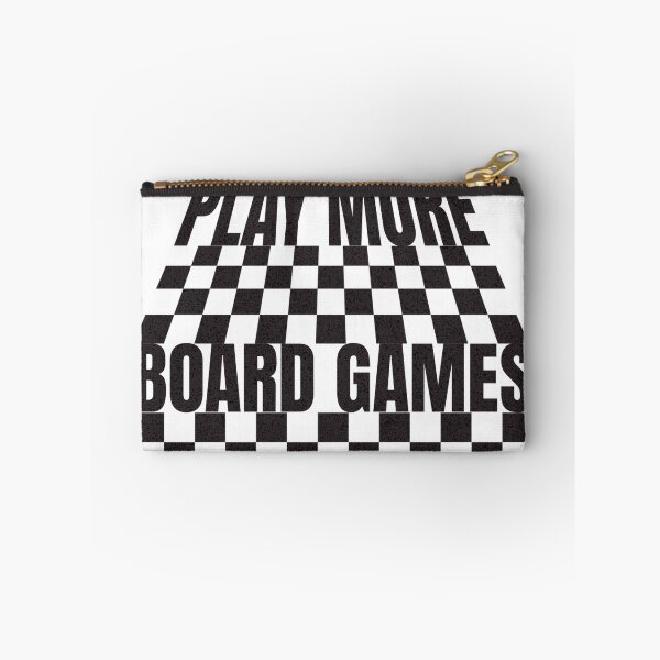 Item preview, Play More Board Games Checkerboard Pattern Black designed and sold by TackyTime.