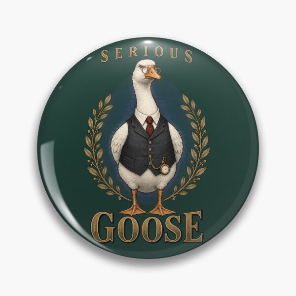 Item preview, Serious Goose — Honk Business Only designed and sold by Sanctum Icons.