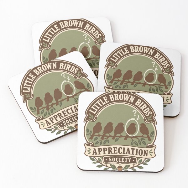 Item preview, Little Brown Birds Appreciation Society Funny Birder Gift designed and sold by ys96.