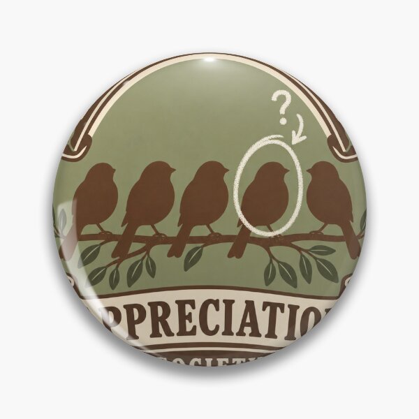Item preview, Little Brown Birds Appreciation Society Funny Birder Gift designed and sold by ys96.