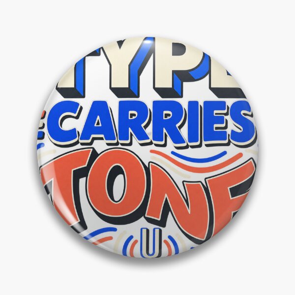 Item preview, Type Carries Tone Typography Design designed and sold by Shope Buzz.