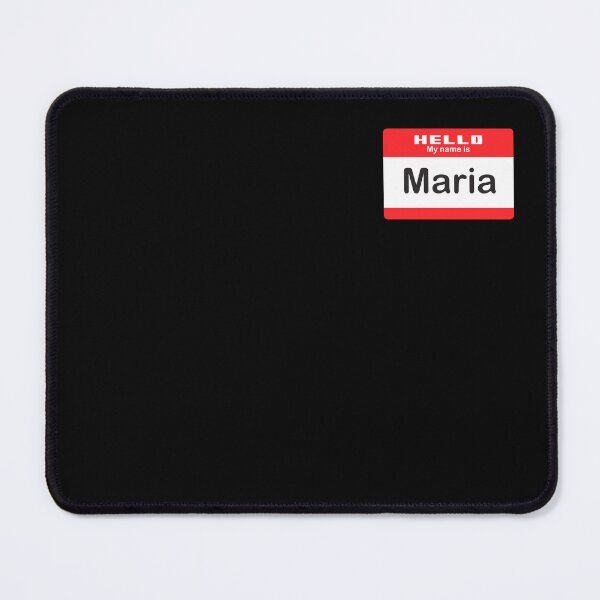 Item preview, Hello My Name is Maria - Name Tag designed and sold by Vector-Artist.