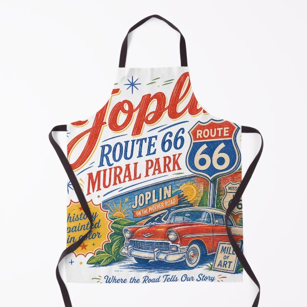 Item preview, Joplin Route 66 Mural Park Vintage Travel Design designed and sold by castillomiami.
