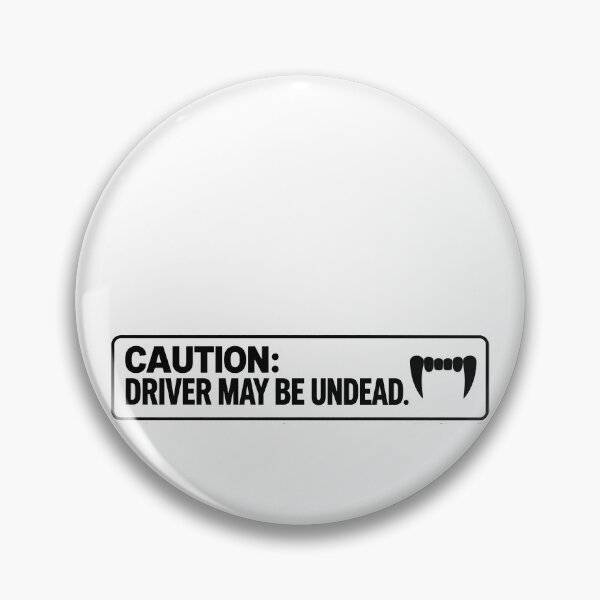 Item preview, BUMPS IN THE ROAD COLLECTION - ⭐ HALLOWEEN EDITION ⭐ - CAUTION DRIVER MAY BE UNDEAD.  designed and sold by WheelieGdArt.