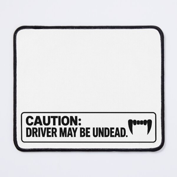 Item preview, BUMPS IN THE ROAD COLLECTION - ⭐ HALLOWEEN EDITION ⭐ - CAUTION DRIVER MAY BE UNDEAD.  designed and sold by WheelieGdArt.