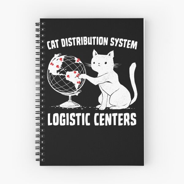 Aperçu de l'œuvre centres logistiques du système de distribution Cat créée et vendue par RileyAngelaShop.