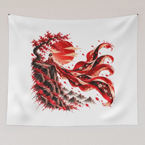 Item preview, Women's Japan Kimono T-shirt – Sakura, Torii and Red Sun designed and sold by J-Impression.