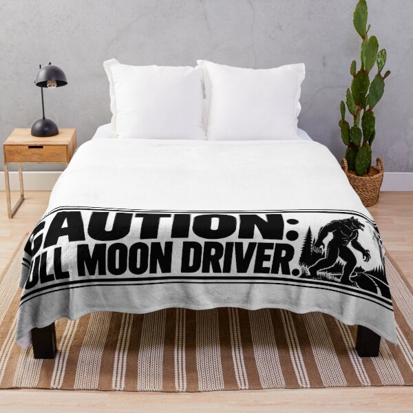 Item preview, BUMPS IN THE ROAD COLLECTION - ⭐ HALLOWEEN EDITION ⭐ - CAUTION FULL MOON DRIVER designed and sold by WheelieGdArt.