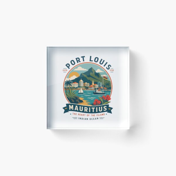 Item preview, Port Louis Esto 1735 Mauritius The Heart Of The Island Indian Ocean Travel Vacation Destination designed and sold by Simsimah26Parks.