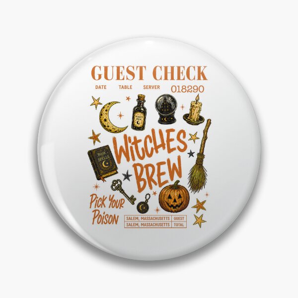 Item preview, Halloween Guest Check designed and sold by hesotendes.