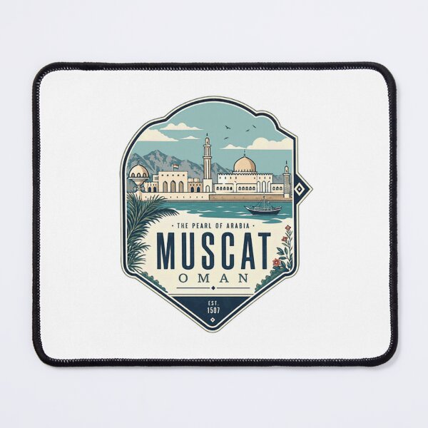 Item preview, The Pearl Of Arabia Muscat Oman Est. 1507 Travel Destination Souvenir designed and sold by Star3NowForMe.