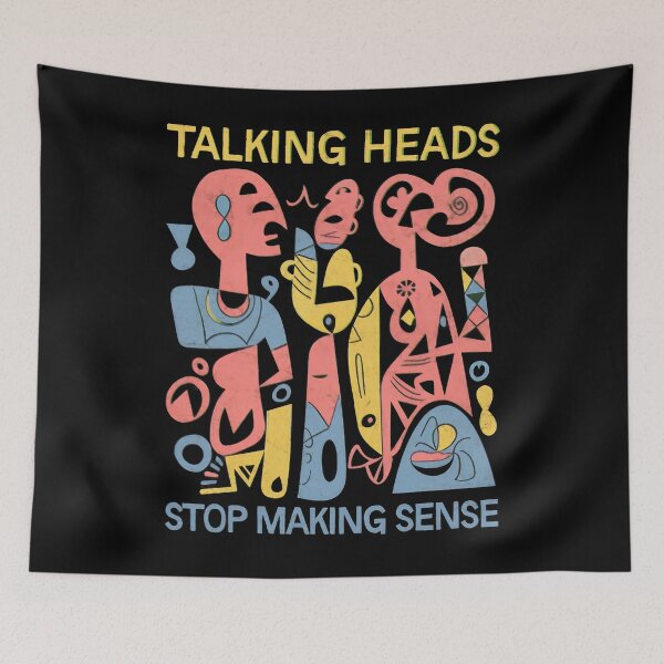 Item preview, Talking Headss Stop Making Sense 80s New Wave Band designed and sold by HollyBellArtSte.