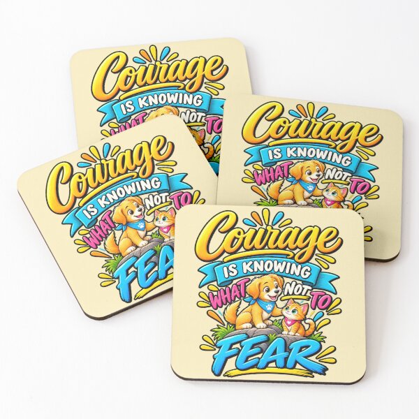 Item preview, Courage Without Illusion designed and sold by Quote Gallery.