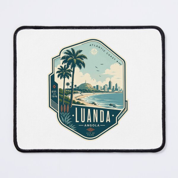 Item preview, Luanda Angola Atlantic Coast Est. 1576 City Of Palms Travel Souvenir designed and sold by Star3NowForMe.