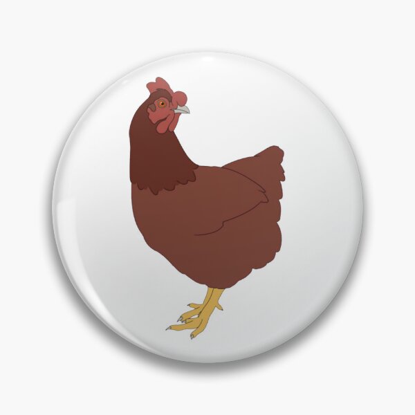 Item preview, Proud Chicken Cute Brown Hen Farm Wildlife Art designed and sold by Hearthodle.