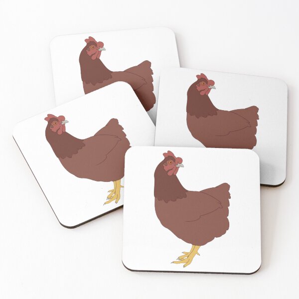 Item preview, Proud Chicken Cute Brown Hen Farm Wildlife Art designed and sold by Hearthodle.