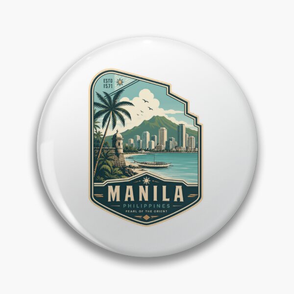 Item preview, Estd 1571 Manila Philippines Pearl Of The Orient City Travel Souvenir Destination designed and sold by Star3NowForMe.