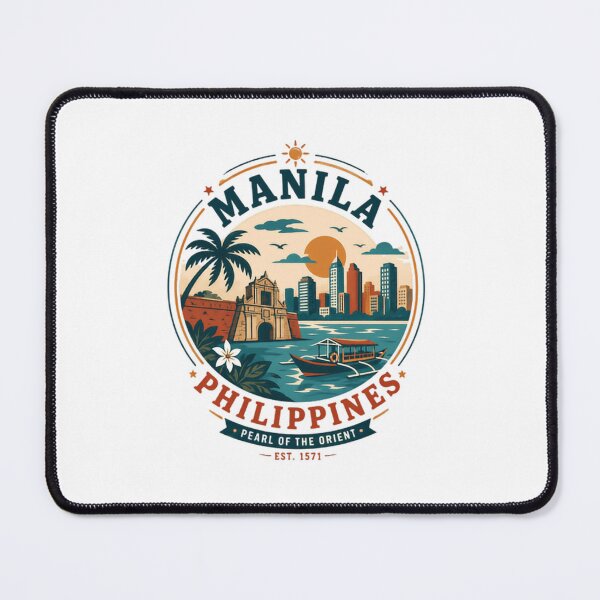 Item preview, Manila Philippines Pearl Of The Orient Est. 1571 Filipino Heritage Traveler Souvenir designed and sold by Simsimah26Parks.