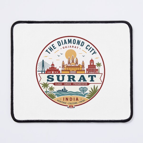 Item preview, Surat The Diamond City Gujarat India Travel City Pride designed and sold by Simsimah26Parks.