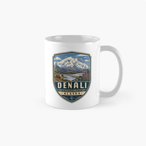 Item preview, Denali National Park Alaska Est. 1917 Wilderness Adventure Souvenir designed and sold by Simsimah26Parks.