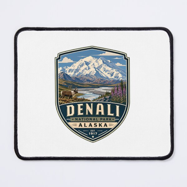 Item preview, Denali National Park Alaska Est. 1917 Wilderness Adventure Souvenir designed and sold by Simsimah26Parks.