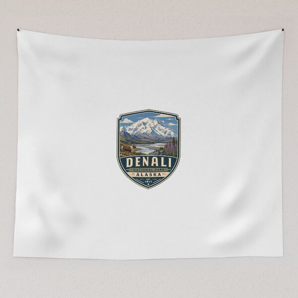 Item preview, Denali National Park Alaska Est. 1917 Wilderness Adventure Souvenir designed and sold by Simsimah26Parks.