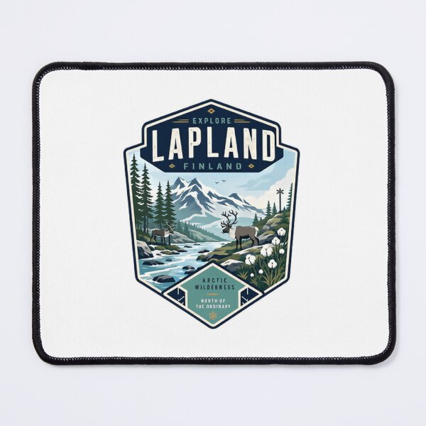 Item preview, Explore Lapland Finland Arctic Wilderness North Of The Ordinary Travel Souvenir designed and sold by Star3NowForMe.