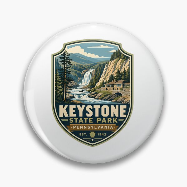Item preview, Keystone State Park Pennsylvania Est. 1942 Nature Lover Gift designed and sold by Simsimah26Parks.