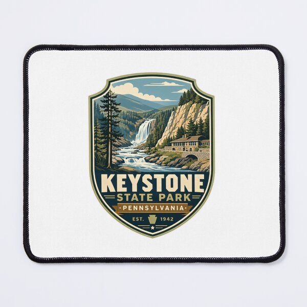 Item preview, Keystone State Park Pennsylvania Est. 1942 Nature Lover Gift designed and sold by Simsimah26Parks.